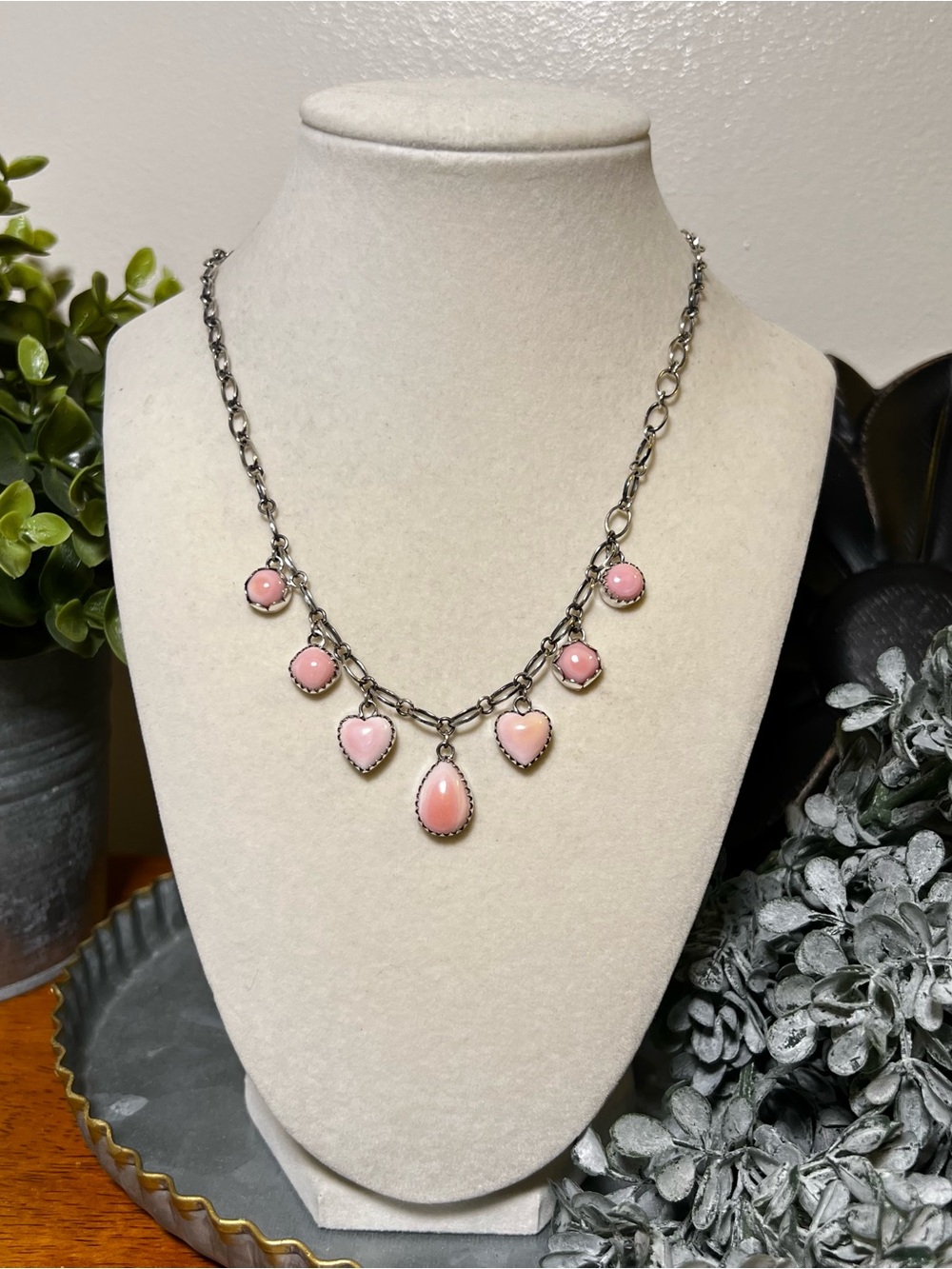 Queen Conch Charm Necklace | Sterling Silver | Adjustable Chain